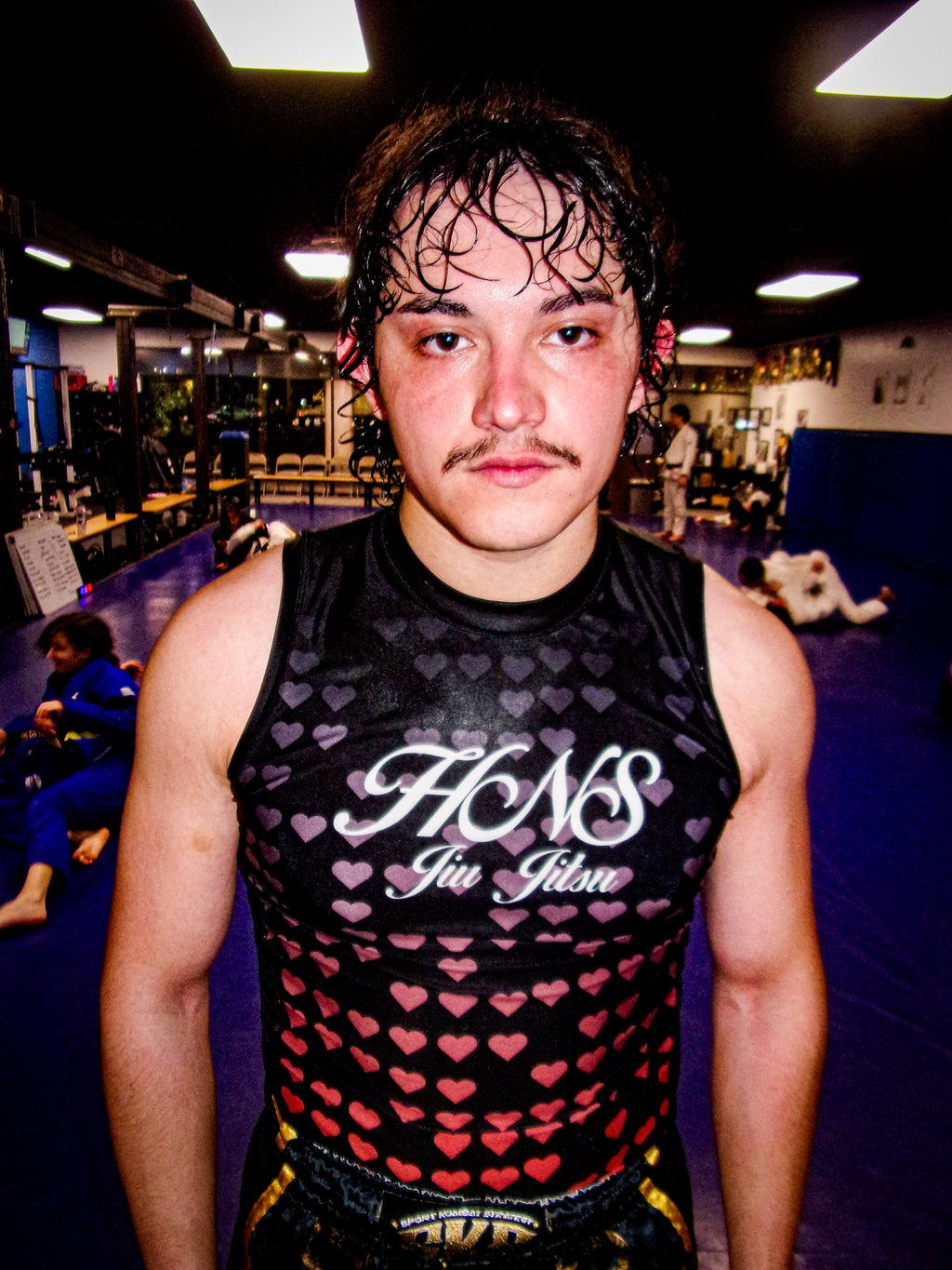 Digi Heart Sleeveless Rashguard - HeartnsoulJJ 