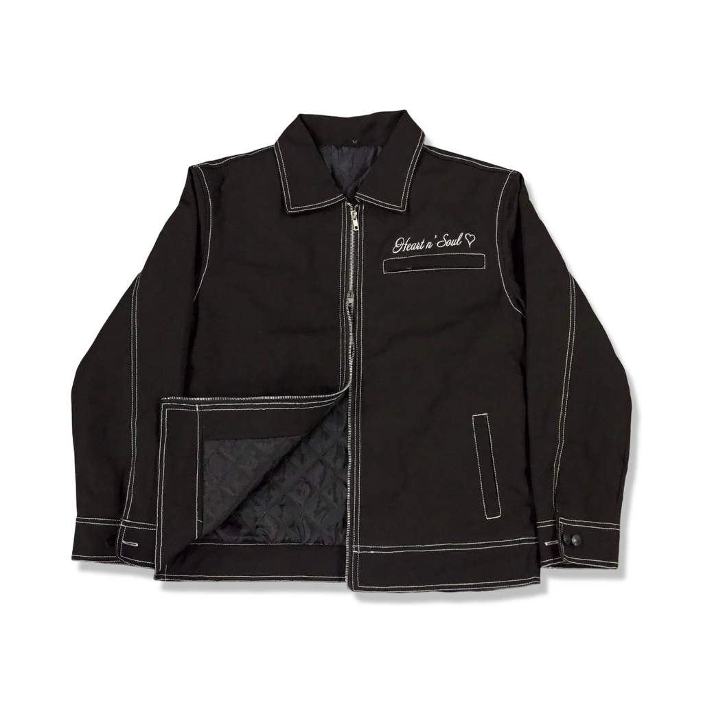 ‘Dead Flowers’ Utility Jacket - HeartnsoulJJ 
