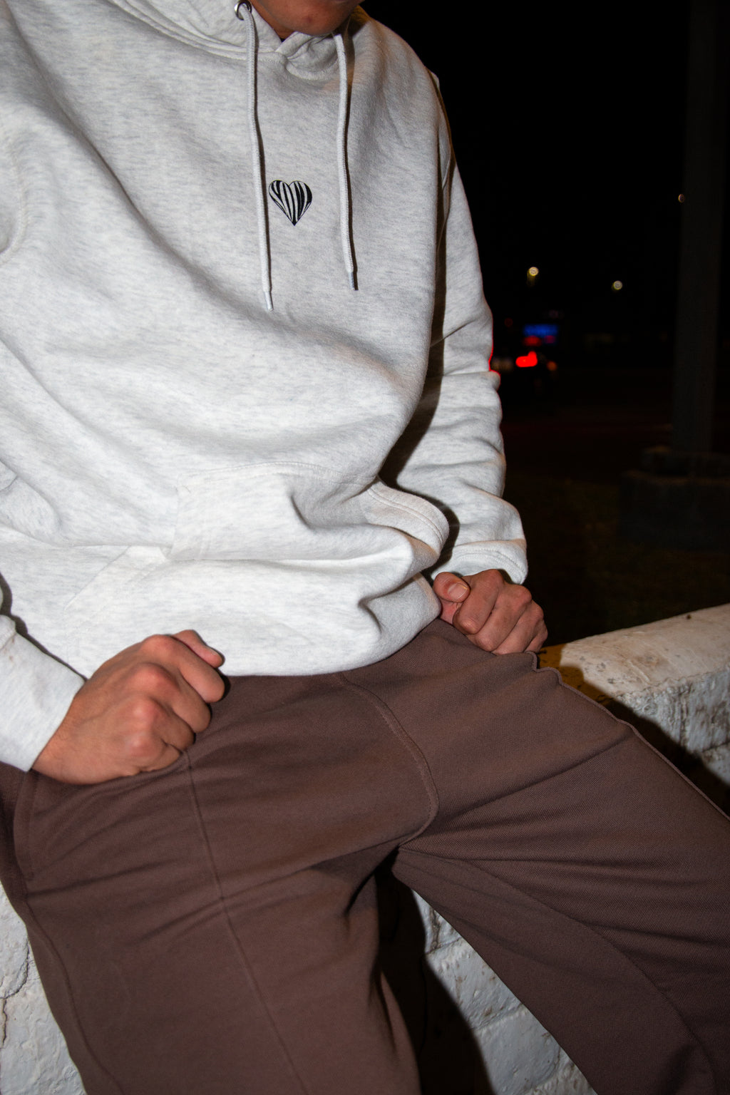 Brown Heavyweight Sweatpants - HeartnsoulJJ 