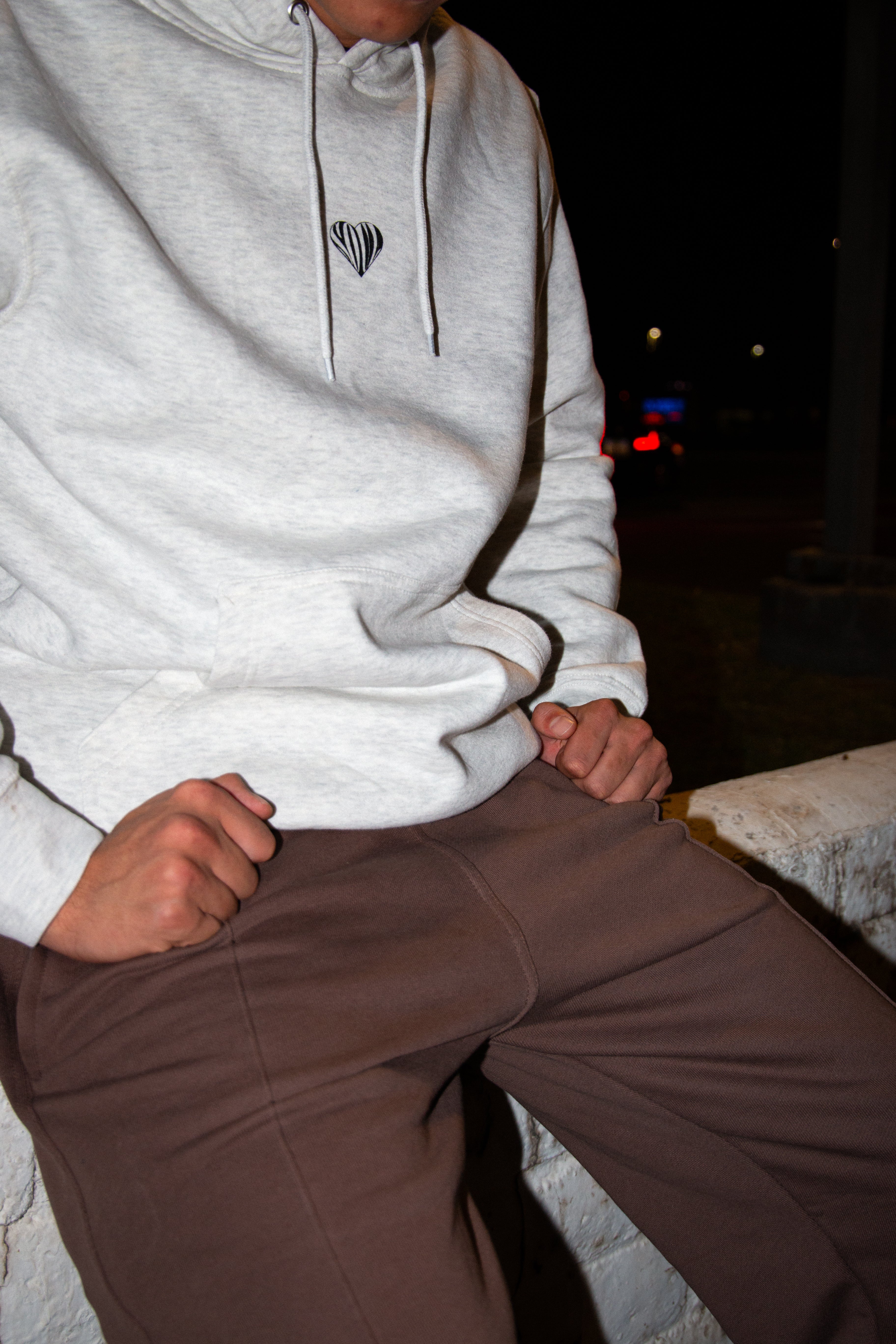 Brown Heavyweight Sweatpants - HeartnsoulJJ 
