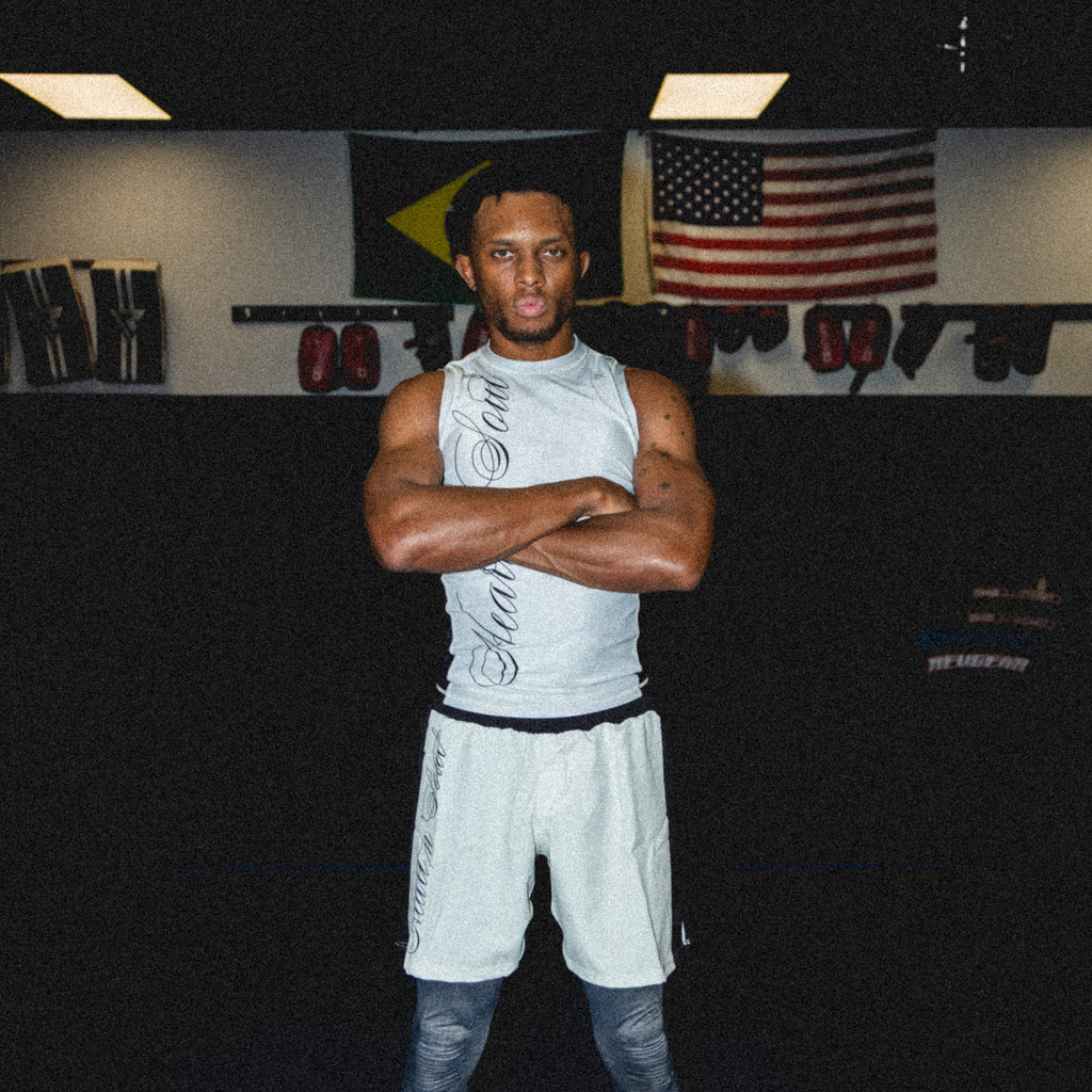 Vertical Script Sleeveless Rashguard - HeartnsoulJJ 